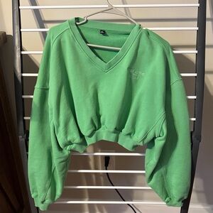 Oner Active Green Cropped Sweatshirt